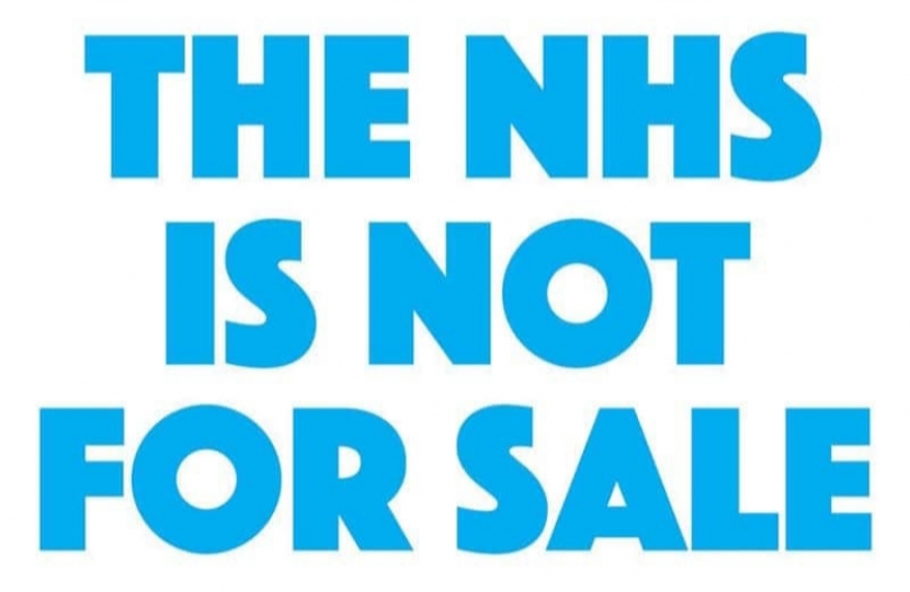 THE NHS IS NOT FOR SALE