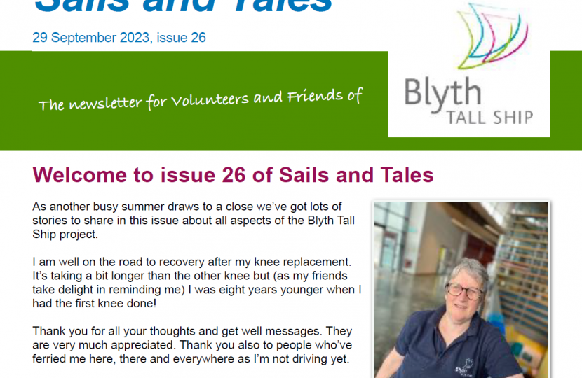 Blyth Tall Ship Newsletter - September 2023